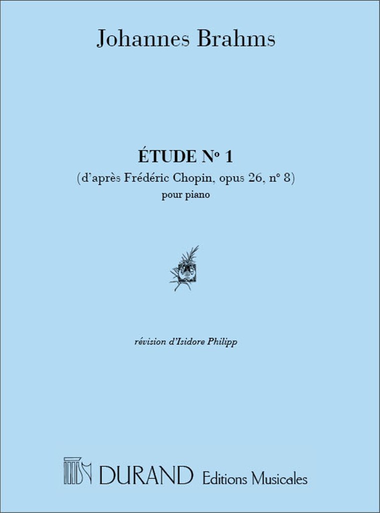 Etude N 1 Piano (D'Apres Op 25 N 2 De Chopin